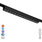 Светильник трековый ULTRA «Линза», светодиодный, 18 Вт, 48 В, 3000K-5700К, CRI90, 33.8×2.6×2.4 см, чёрный - Фото 1