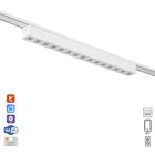 Светильник трековый ULTRA «Линза», светодиодный, 18 Вт, 48 В, 3000K-5700К, CRI90, 33.8×2.6×2.4 см, белый - Фото 1