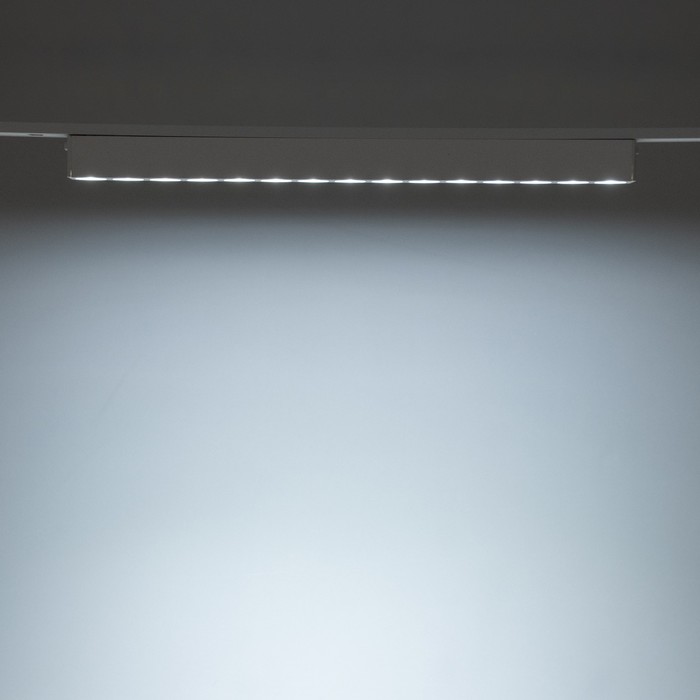 Светильник трековый ULTRA "Линза" LED 18Вт 3000K-5700К CRI90 белый 33,8х2,6х2,4см