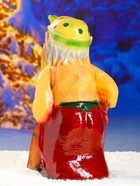 Садовая фигура из гипса «Бабка-Ёжка стоя», 33×35×65 см, МИКС - Фото 17