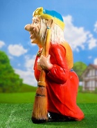 Садовая фигура из гипса «Бабка-Ёжка стоя», 33×35×65 см, МИКС - Фото 10