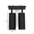 Светильник трековый ULTRA «Акцент дуо», светодиодный, две лампы, 18 Вт, 48 В, 3000K-5700К, CRI90, чёрный - Фото 11