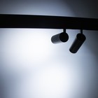 Светильник трековый ULTRA «Акцент дуо», светодиодный, две лампы, 18 Вт, 48 В, 3000K-5700К, CRI90, чёрный - Фото 4