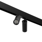 Светильник трековый ULTRA «Акцент дуо», светодиодный, две лампы, 18 Вт, 48 В, 3000K-5700К, CRI90, чёрный - Фото 6