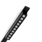 Шинопровод магнитный трековый ультратонкий ULTRA "Ультра-100" 2жил-й черный 100х2,6х0,6см - Фото 2