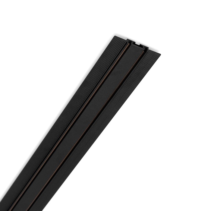 Шинопровод ультратонкий встраиваемый ULTRA "Ультра-100" 2жильный черный 100х2,6х0,6см - фото 1900755649