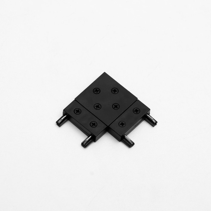 Коннектор ультратонкий i-образный черный 4,6х2,6х0,6 см - фото 1908061266