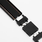 Коннектор ультратонкий i-образный Ultra, чёрный, 4.6×2.6×0.6 см - Фото 4