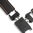 Коннектор ультратонкий т-образный Ultra, чёрный, 4.6×3.6×0.6 см - Фото 4