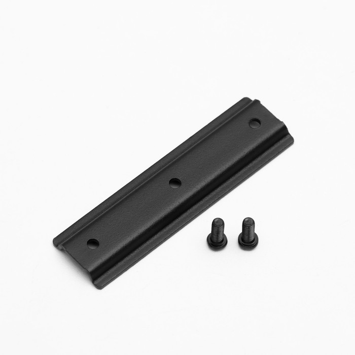 Соединитель для низковольного шинопровода Ultra черный 7,5х2,5 см - Фото 1