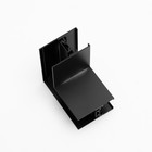 Соединитель для шинопровода BayerLux Ultra, накладной, г-образный, 5×5 см, чёрный - Фото 3