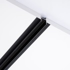 Шинопровод встраиваемый магнитный трековый ULTRA "Слим-100" 2жильный черный 100 см - фото 4307218
