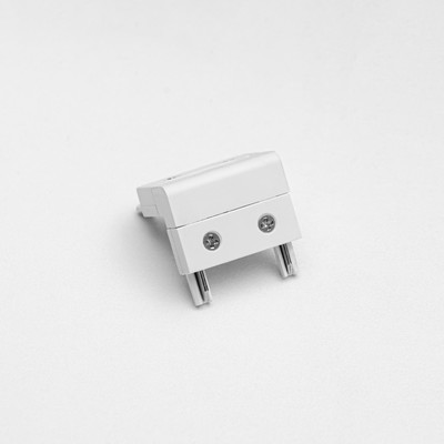 Коннектор ультратонкий для шинопровода Ultra (потолок-стена), белый, 2.6×2.6×2.6 см