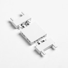 Коннектор ультратонкий i-образный Ultra, белый, 4.6×2.6×0.6 см - Фото 2