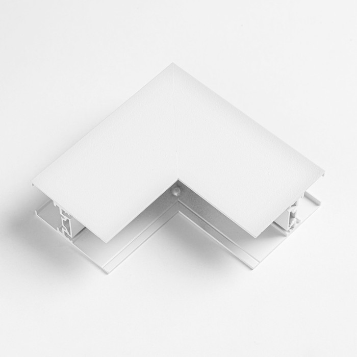 Соединитель для шинопровода BayerLux Ultra, накладной, потолок-стена, 5×5 см, белый - Фото 1