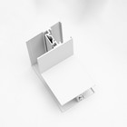 Соединитель накладной для шинопровода г-образный Ultra белый 5х5 см - Фото 3