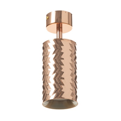 Спот «Астер» GU10 медь 7.5×7.5×20 см