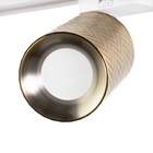 Светильник трековый SIMPLE "Астер" GU10 220В золото 7,5х7,5х20 см - Фото 8