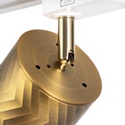 Светильник трековый SIMPLE "Астер" GU10 220В золото 7,5х7,5х20 см - Фото 9