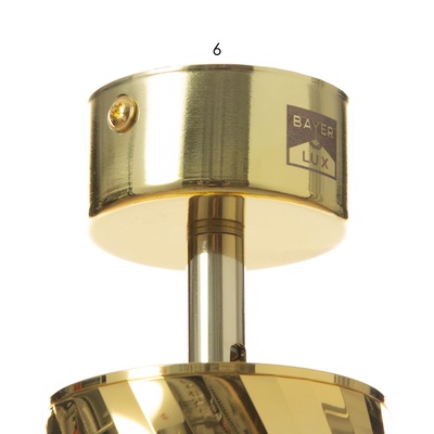 Спот «Алисер» GU10 золото 7.5×7.5×20 см