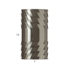 Светильник «Алисер» GU10 серебро 7.5×7.5×13 см - фото 4248423