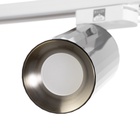 Светильник трековый Simple "Алисер" GU10 220В черный хром 7,5х7,5х20 см - Фото 8