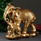 Фигура "Слон со слонёнком" 15х27х27см - фото 5851351