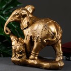 Фигура "Слон со слонёнком" 15х27х27см - фото 8245226