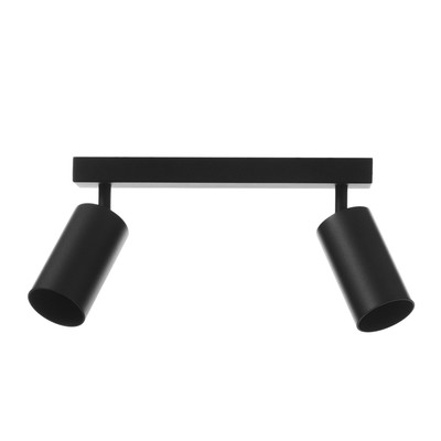 Спот «Этнес» 2хGU10 черный 29.5×6.5×16.5 см