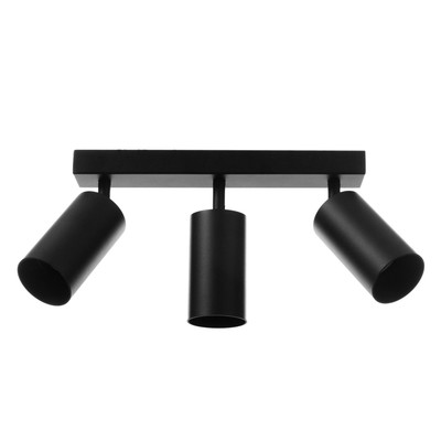 Спот «Этнес» 3хGU10 черный 50×6.5×16.5 см