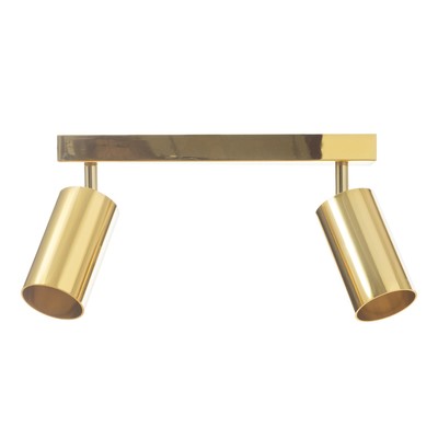 Спот «Этнес» 2хGU10 золото 29.5×6.5×16.5 см