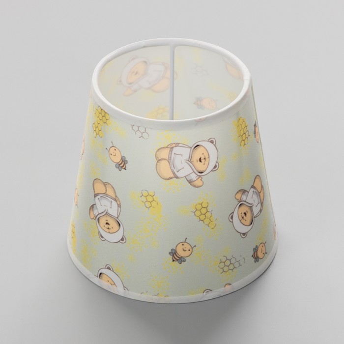 Абажур для светильника универсальный BayerLux «Мишки», Е14, 14×14×13 см - Фото 1