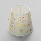 Абажур для светильника универсальный BayerLux «Мишки», Е14, 14×14×13 см - Фото 3