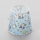 Абажур для светильника универсальный BayerLux «Сон», прищепка,14×14×13 см - Фото 3