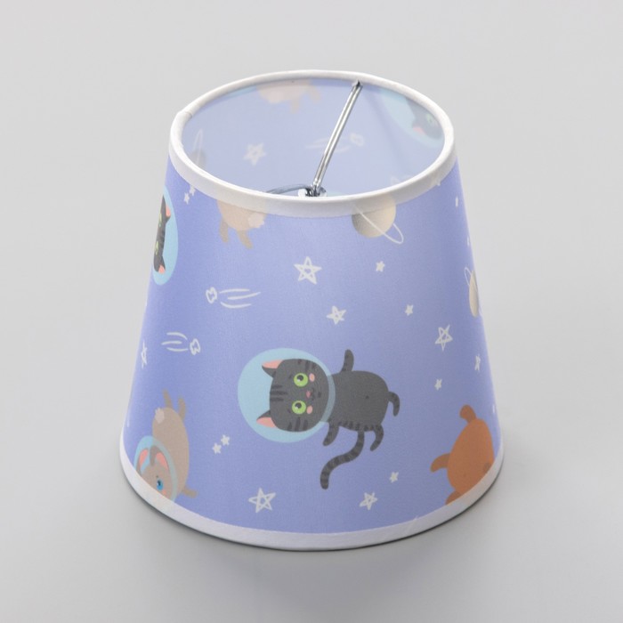 Абажур для светильника универсальный BayerLux «Космос», прищепка, 14×14×13 см - Фото 1