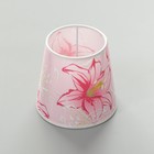 Абажур для светильника универсальный BayerLux «Крупные цветы», Е14, 14×14×13 см - Фото 1