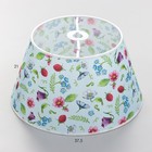 Абажур для светильника универсальный BayerLux «Мелкие цветы», Е27/Е14, 38×38×21 см - Фото 4