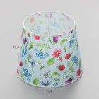 Абажур для светильника универсальный BayerLux «Мелкие цветы», Е27/Е14, 24×24×19 см - Фото 4