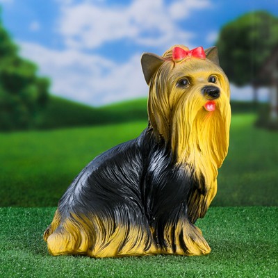 Садовая фигура из гипса «Йоркширский терьер», 35×20×30 см