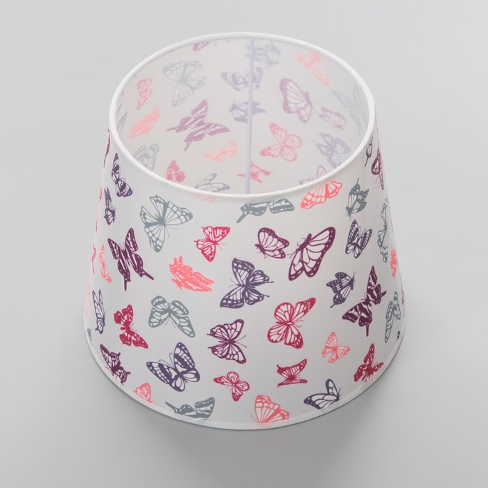 Абажур для светильника универсальный BayerLux «Бабочки», Е27/Е14, 24×24×19 см - Фото 1