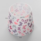 Абажур для светильника универсальный BayerLux «Бабочки», Е27/Е14, 24×24×19 см - Фото 4