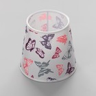 Абажур для светильника универсальный BayerLux «Бабочки», Е14, 14×14×13 см - Фото 1