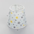 Абажур для светильника универсальный BayerLux «Звезды», прищепка, 14×14×13 см - Фото 3