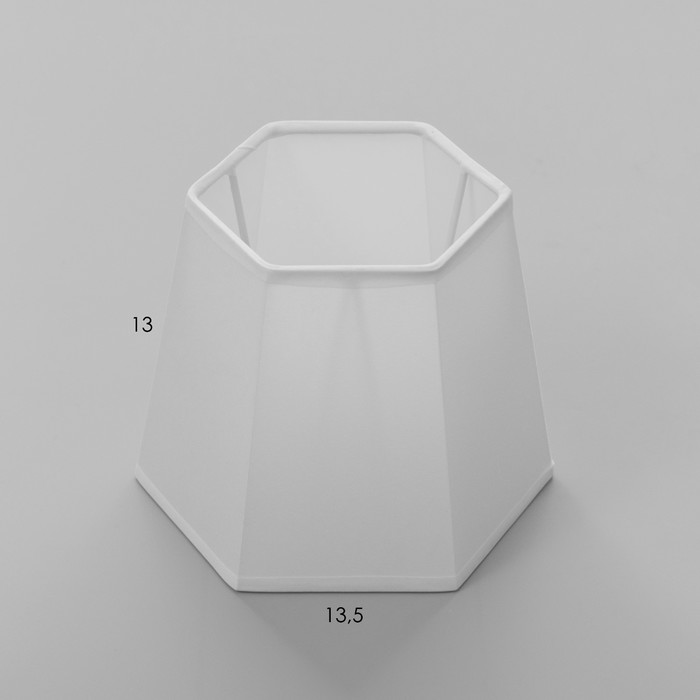 Абажур "Оригами" белый Е14 14х16х13,5 см