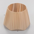 Абажур "Силуэт" Е27 бежевый 30х30х22см - фото 23759809