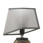 Абажур "Торент" черный белый Е14 14х14х14 см - фото 23759852