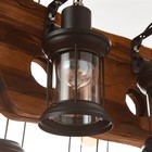 Люстра "Баркас" 6хЕ27 40Вт черный 90х100 см - фото 23815200