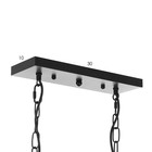 Люстра "Аксель" 8хЕ27 40Вт черный 100х100 см - фото 23848504