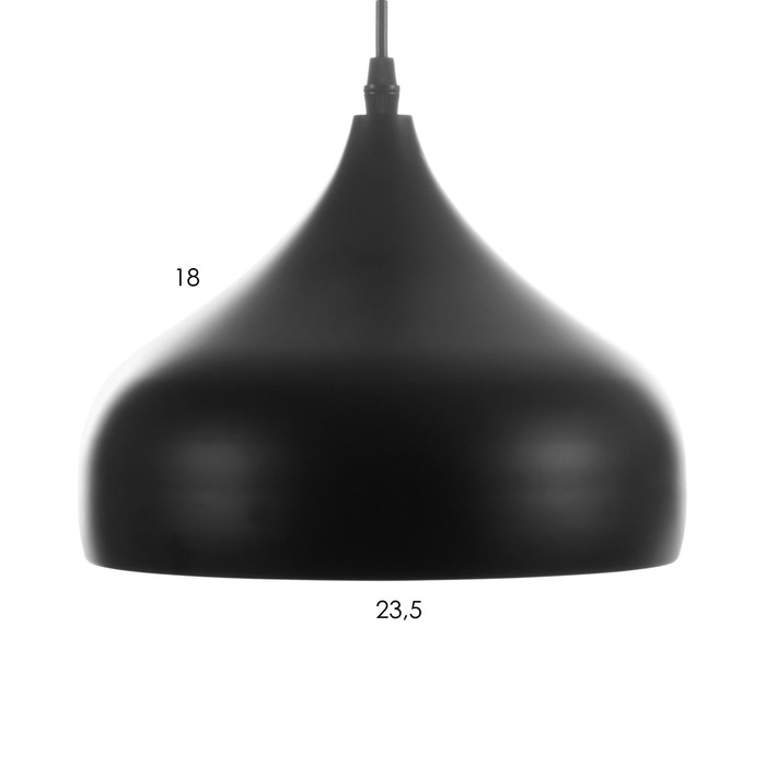 Светильник "Моди" Е27 40Вт черный 24х24х20-100 см