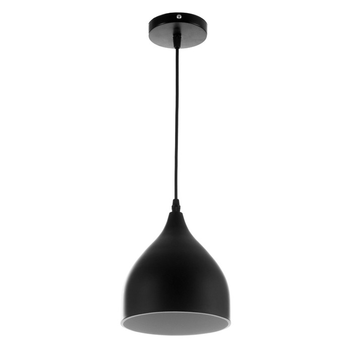Светильник «Капля» Е27 40 Вт черный 17×17×100 см - Фото 1
